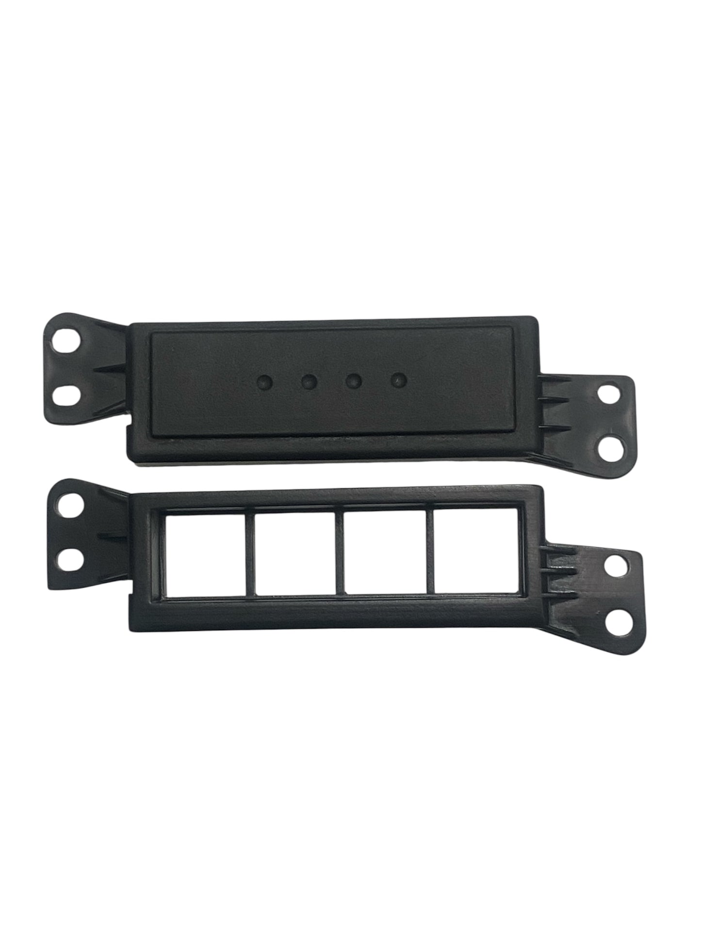 Dash Clock Replacement Switch Panel for Toyota Land Cruiser 70 76 78 79 Series | Fits 4 to 8 Factory-Style Square Push Switches | Suits VDJ76 VDJ78 VDJ79 2007–2024 | ABS Plastic OEM-Look Trim Upgrade