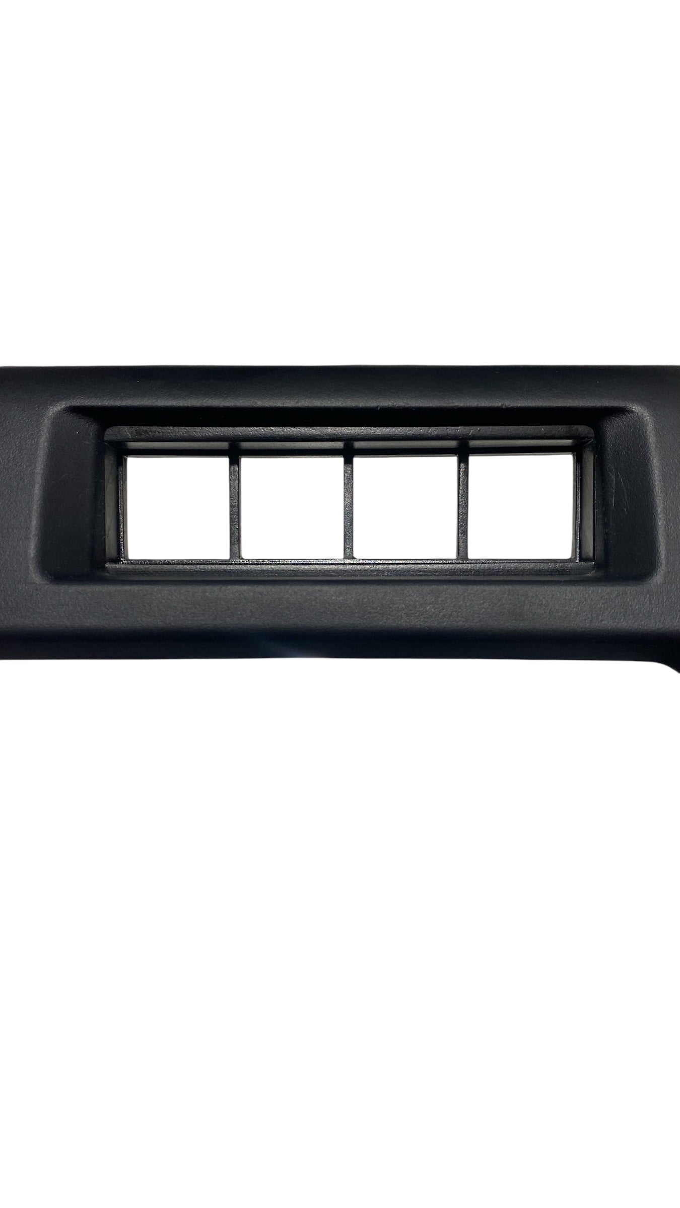 Dash Clock Replacement Switch Panel for Toyota Land Cruiser 70 76 78 79 Series | Fits 4 to 8 Factory-Style Square Push Switches | Suits VDJ76 VDJ78 VDJ79 2007–2024 | ABS Plastic OEM-Look Trim Upgrade