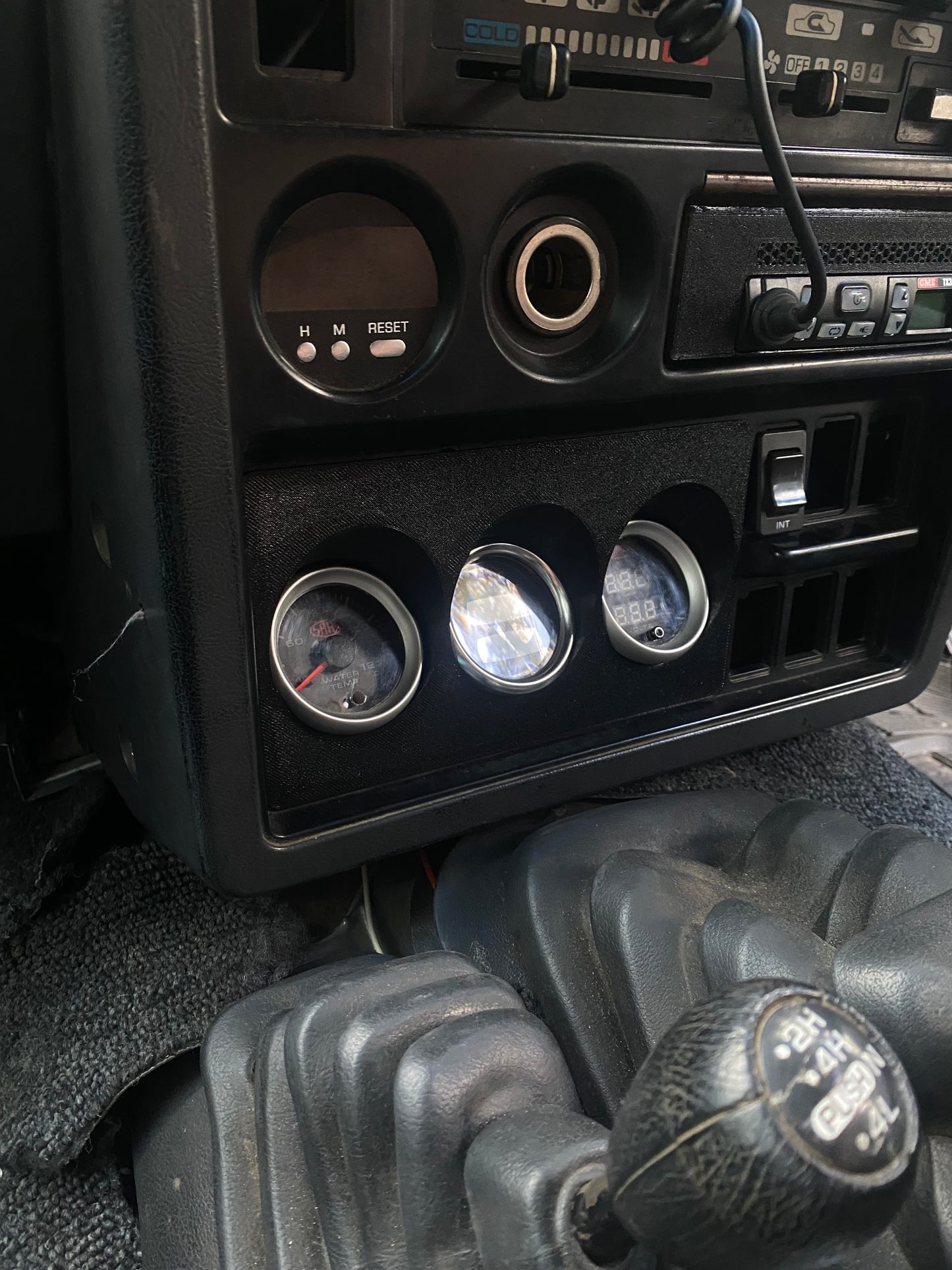 Nissan GQ Patrol Upper Dash Head Unit Relocation Kit