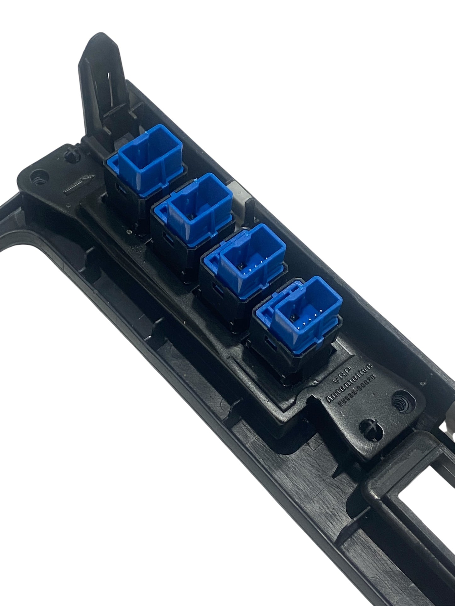 Dash Clock Replacement Switch Panel for Toyota Land Cruiser 70 76 78 79 Series | Fits 4 to 8 Factory-Style Square Push Switches | Suits VDJ76 VDJ78 VDJ79 2007–2024 | ABS Plastic OEM-Look Trim Upgrade