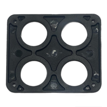 Universal usb gauge mounting plate 4 hole - automotive & marine