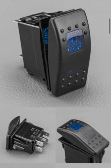 Waterproof Rocker Switch for 4WD, Marine & Caravan | 12V LED Electrical Toggle