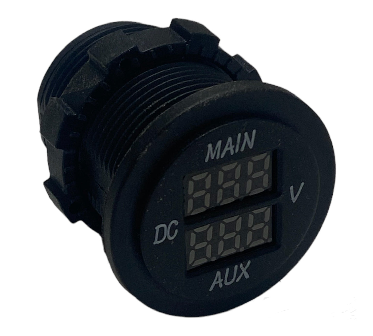 Dual Battery LED Voltmeter ( blue )