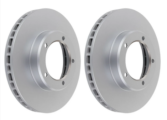 2x Front Disc Brake Rotors for Toyota Land Cruiser 70 78 79 105 Series | Suits 1HZ 1HDFTE 1FZFE 1VDFTV