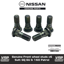 Nissan Patrol MQ MK GQ GU Front Wheel Stud Set, 160 Y60 Y61 Safari 4X4, Set of 6 Genuine Nissan