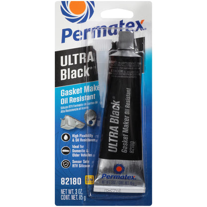 Permatex 82180 Ultra Black RTV Silicone Gasket Maker 95g / 3.35oz