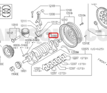Nissan Patrol MQ MK (160 Series) Spigot Bush/Bearing | 1980-1987