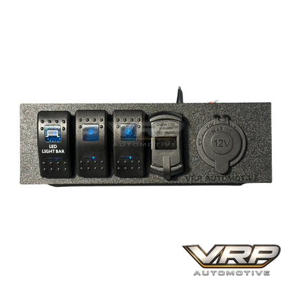 Ford Transit Custom MK8 Overhead 4 Rocker Switch Panel 12V Socket