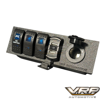 Ford Transit Custom MK8 Overhead 4 Rocker Switch Panel 12V Socket