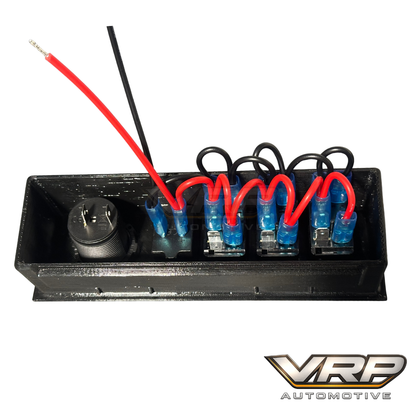 Ford Transit Custom MK8 Overhead 4 Rocker Switch Panel 12V Socket