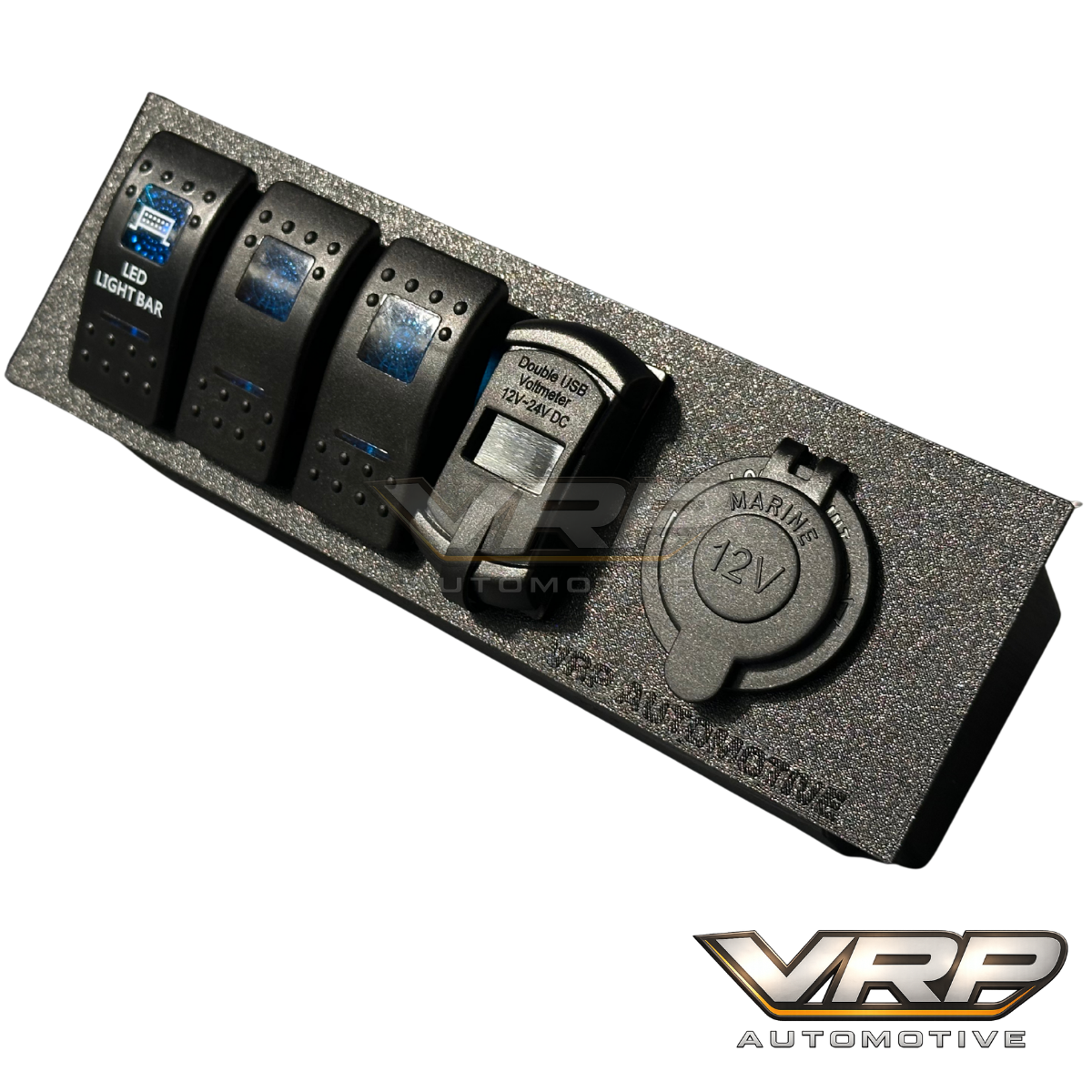 Ford Transit Custom MK8 Overhead 4 Rocker Switch Panel 12V Socket