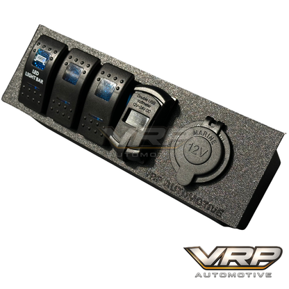 Ford Transit Custom MK8 Overhead 4 Rocker Switch Panel 12V Socket