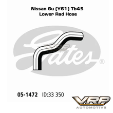 Gates Lower Radiator Hose Nissan Patrol GU Y61 TB45E 4.5L 05-1472