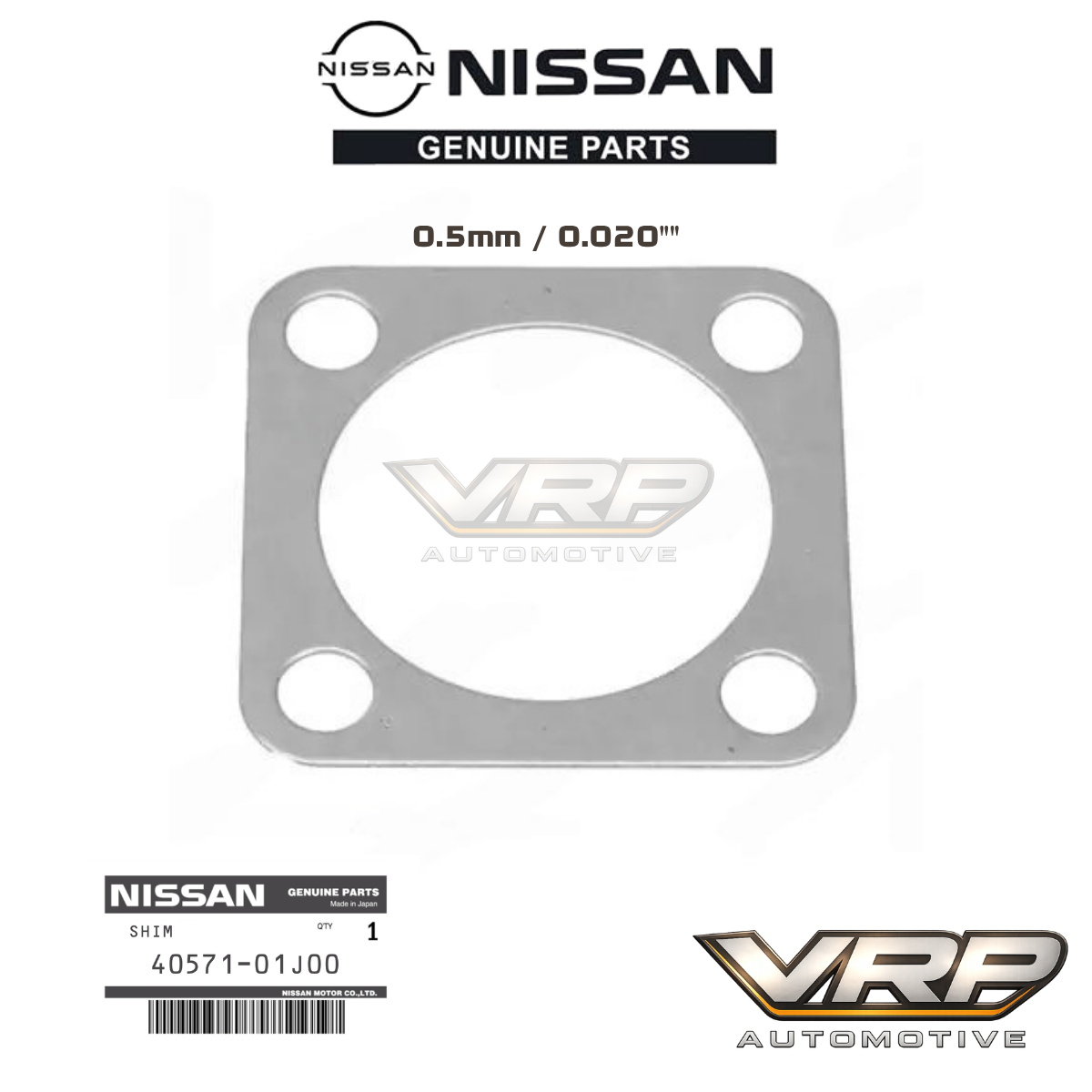 Nissan Patrol GQ GU Y60 Y61 Swivel Bearing Shim 0.5mm 0.020" 40571-01J00