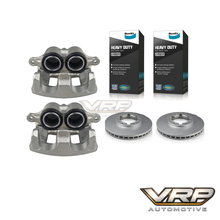 Nissan Patrol GU Y61 Complete Front Brake Kit Calipers Rotors Bendix HD Pads