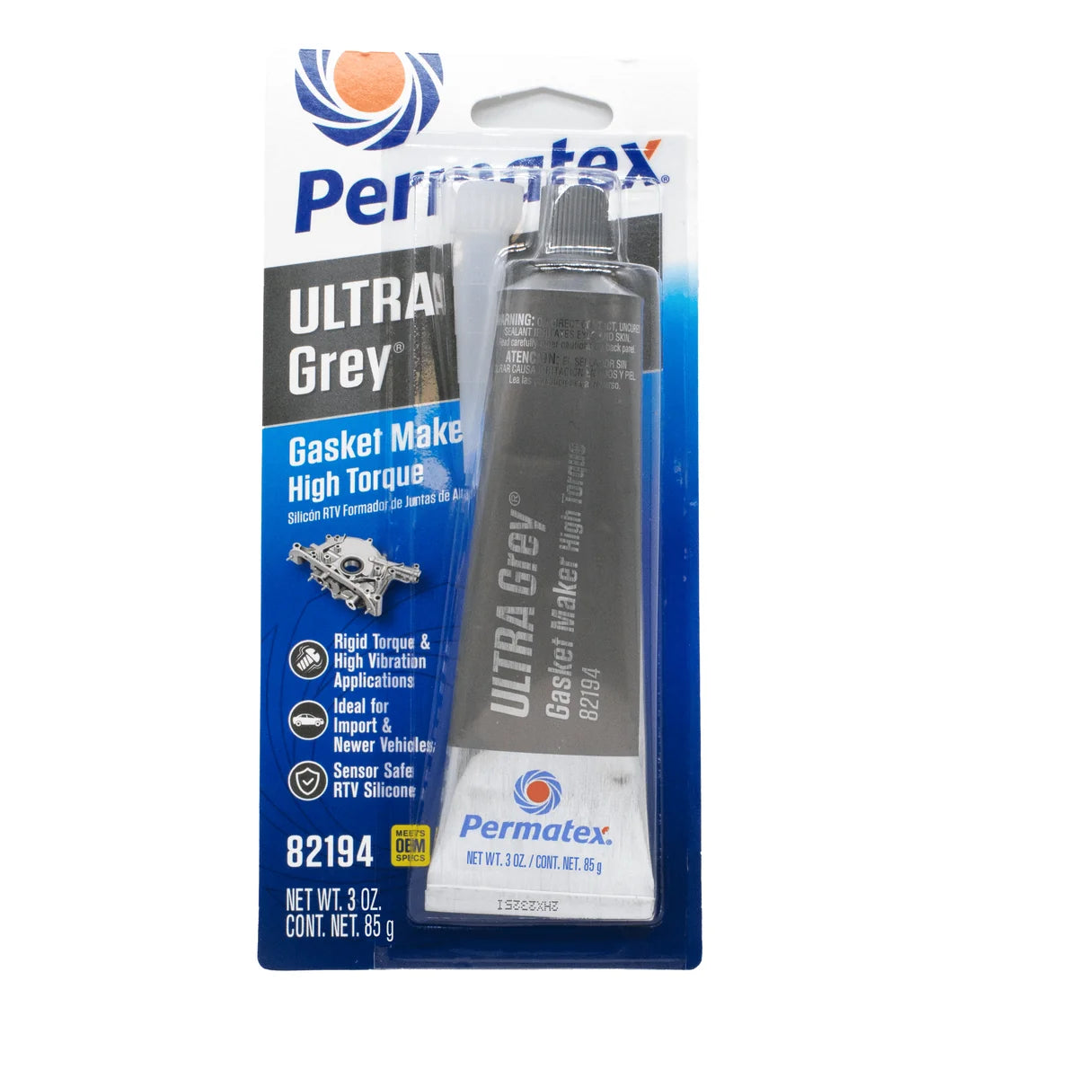 Permatex 82194 Ultra Grey RTV Silicone Gasket Maker 85g / 3oz