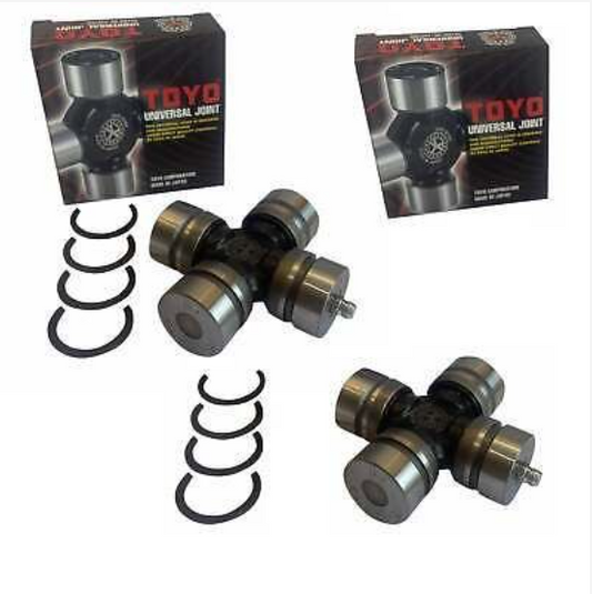 Universal Joints x2 RUJ2100 for Toyota Land Cruiser | 29mm Cap | Front & Rear Shaft